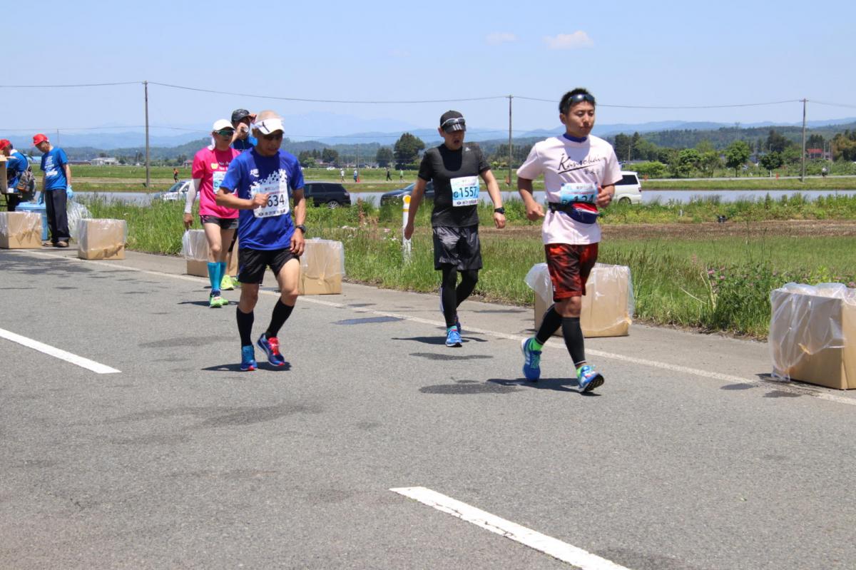 いわて奥州きらめきマラソン2018 フルマラソン5・37.5km給水/10km折り返し 2018/05/20