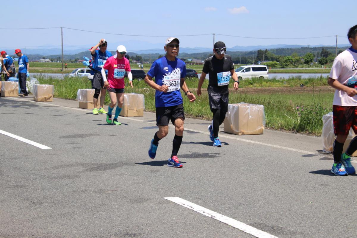 いわて奥州きらめきマラソン2018 フルマラソン5・37.5km給水/10km折り返し 2018/05/20