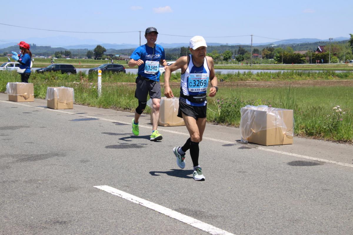 いわて奥州きらめきマラソン2018 フルマラソン5・37.5km給水/10km折り返し 2018/05/20
