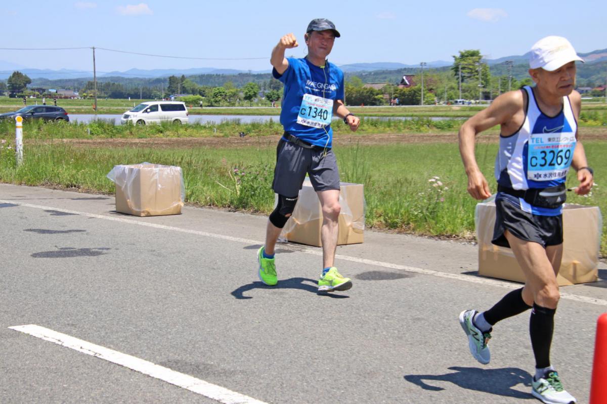 いわて奥州きらめきマラソン2018 フルマラソン5・37.5km給水/10km折り返し 2018/05/20