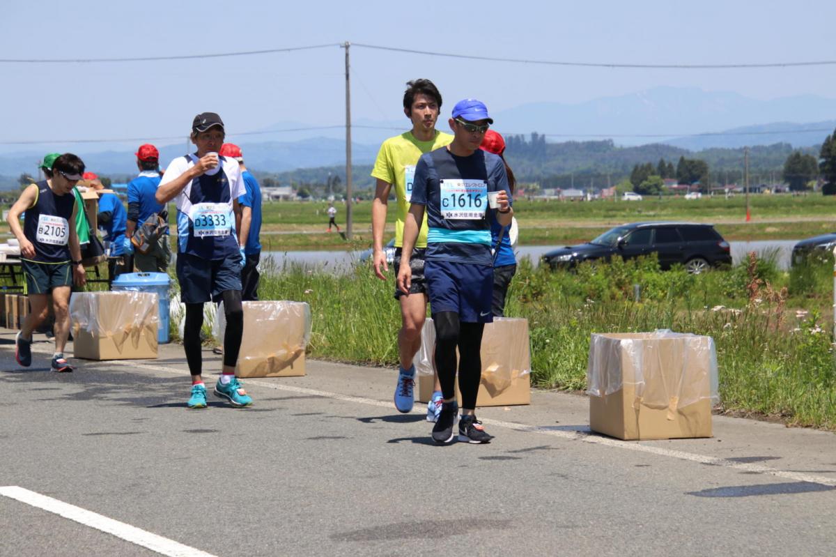 いわて奥州きらめきマラソン2018 フルマラソン5・37.5km給水/10km折り返し 2018/05/20
