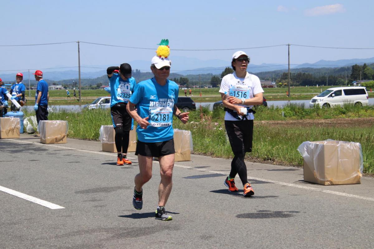 いわて奥州きらめきマラソン2018 フルマラソン5・37.5km給水/10km折り返し 2018/05/20