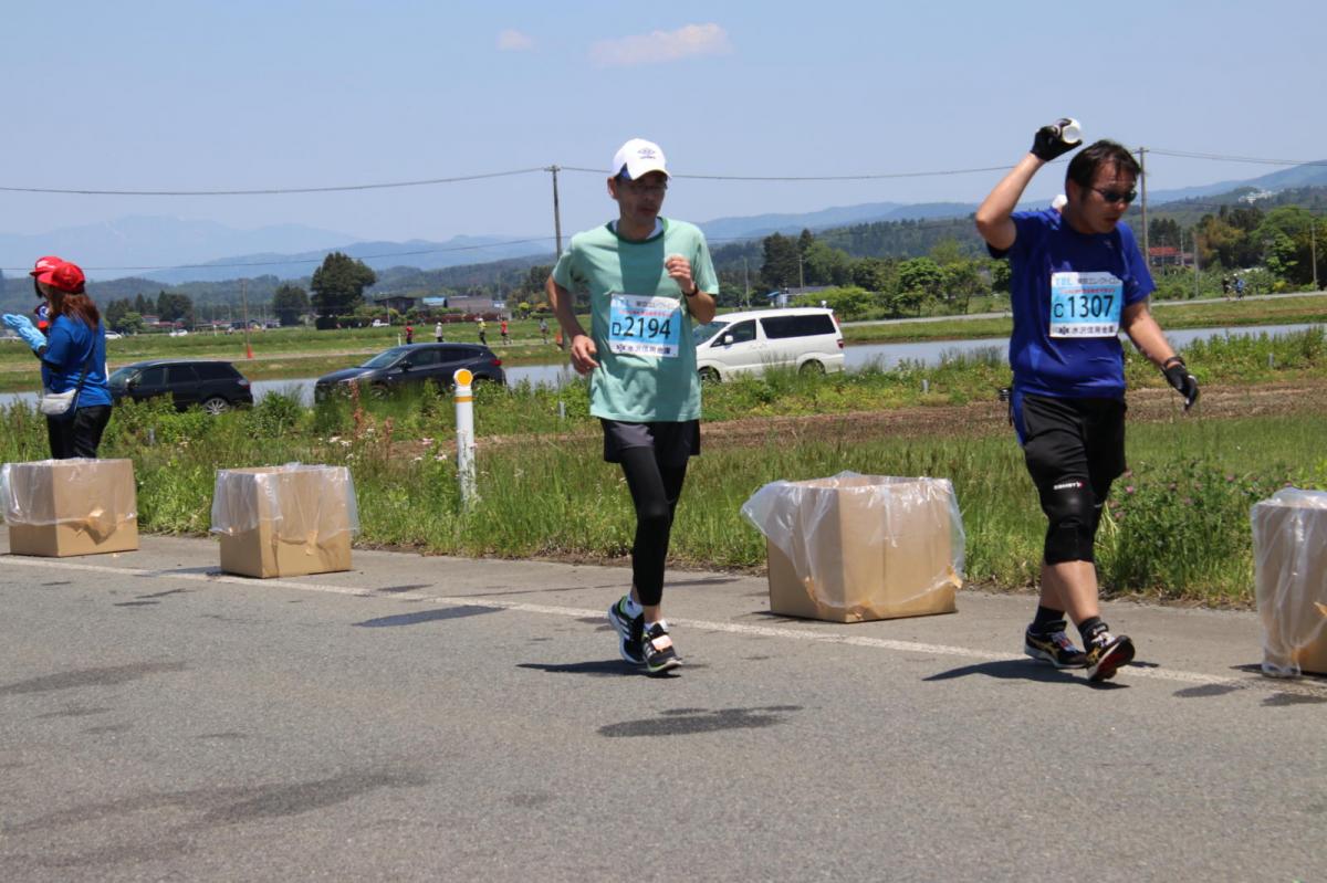 いわて奥州きらめきマラソン2018 フルマラソン5・37.5km給水/10km折り返し 2018/05/20