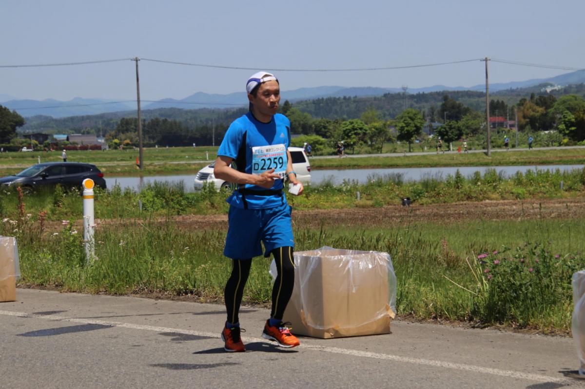 いわて奥州きらめきマラソン2018 フルマラソン5・37.5km給水/10km折り返し 2018/05/20