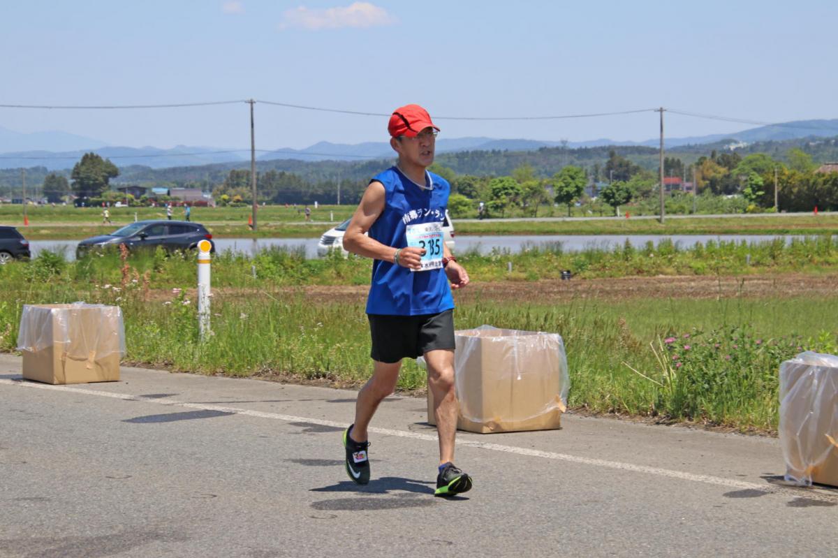 いわて奥州きらめきマラソン2018 フルマラソン5・37.5km給水/10km折り返し 2018/05/20