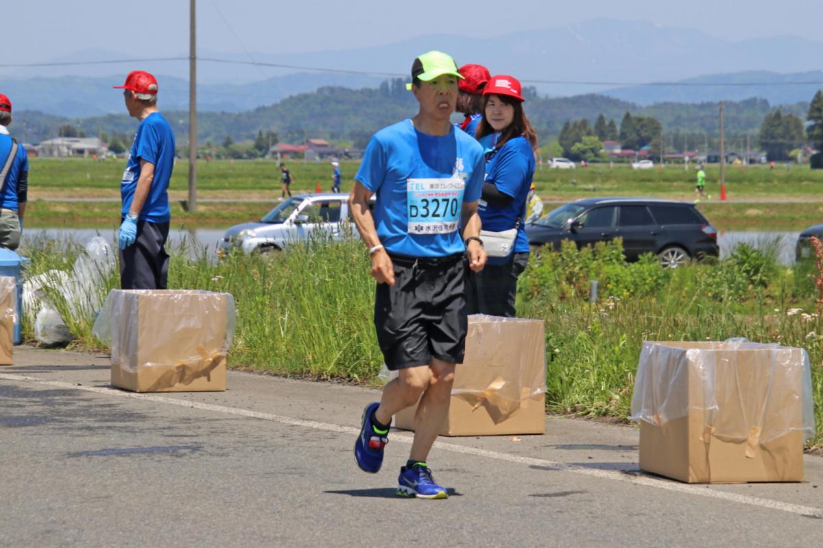 いわて奥州きらめきマラソン2018 フルマラソン5・37.5km給水/10km折り返し 2018/05/20