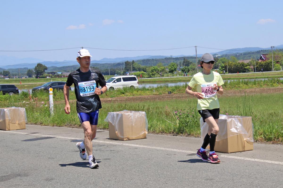 いわて奥州きらめきマラソン2018 フルマラソン5・37.5km給水/10km折り返し 2018/05/20