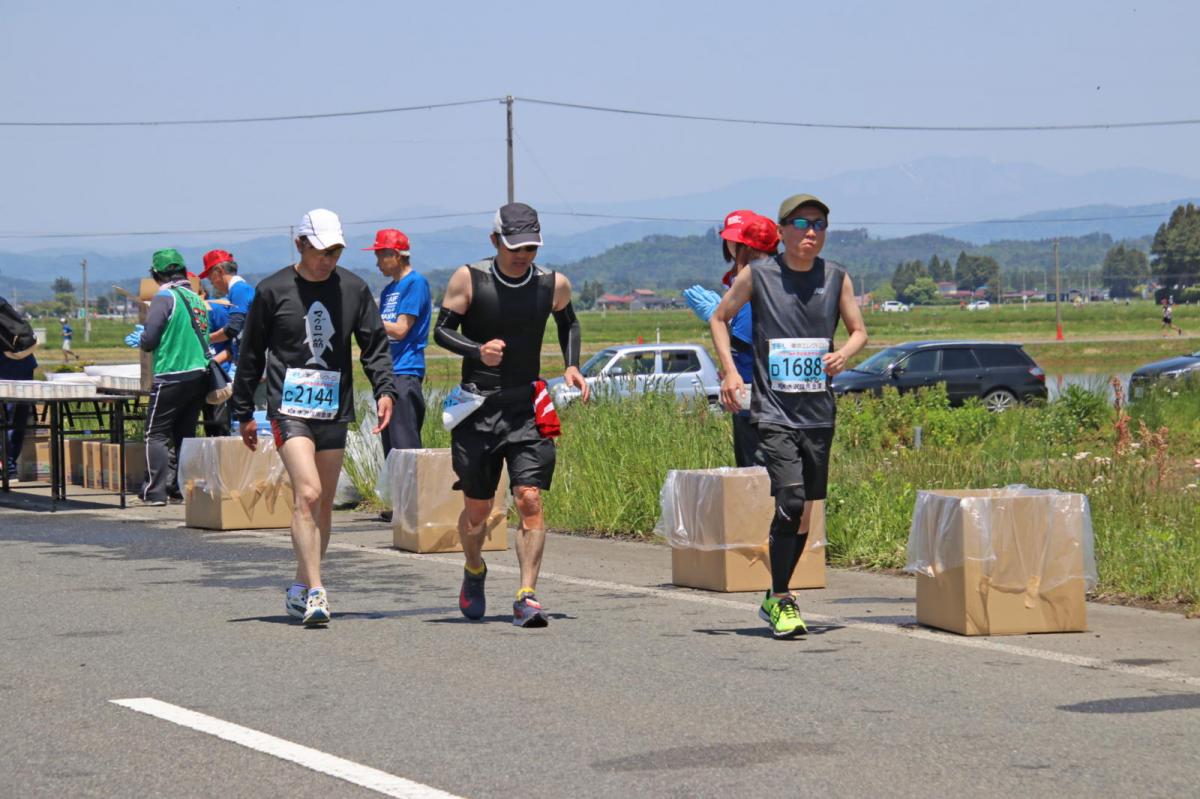いわて奥州きらめきマラソン2018 フルマラソン5・37.5km給水/10km折り返し 2018/05/20