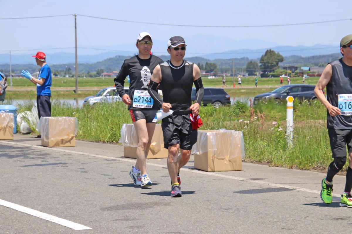 いわて奥州きらめきマラソン2018 フルマラソン5・37.5km給水/10km折り返し 2018/05/20
