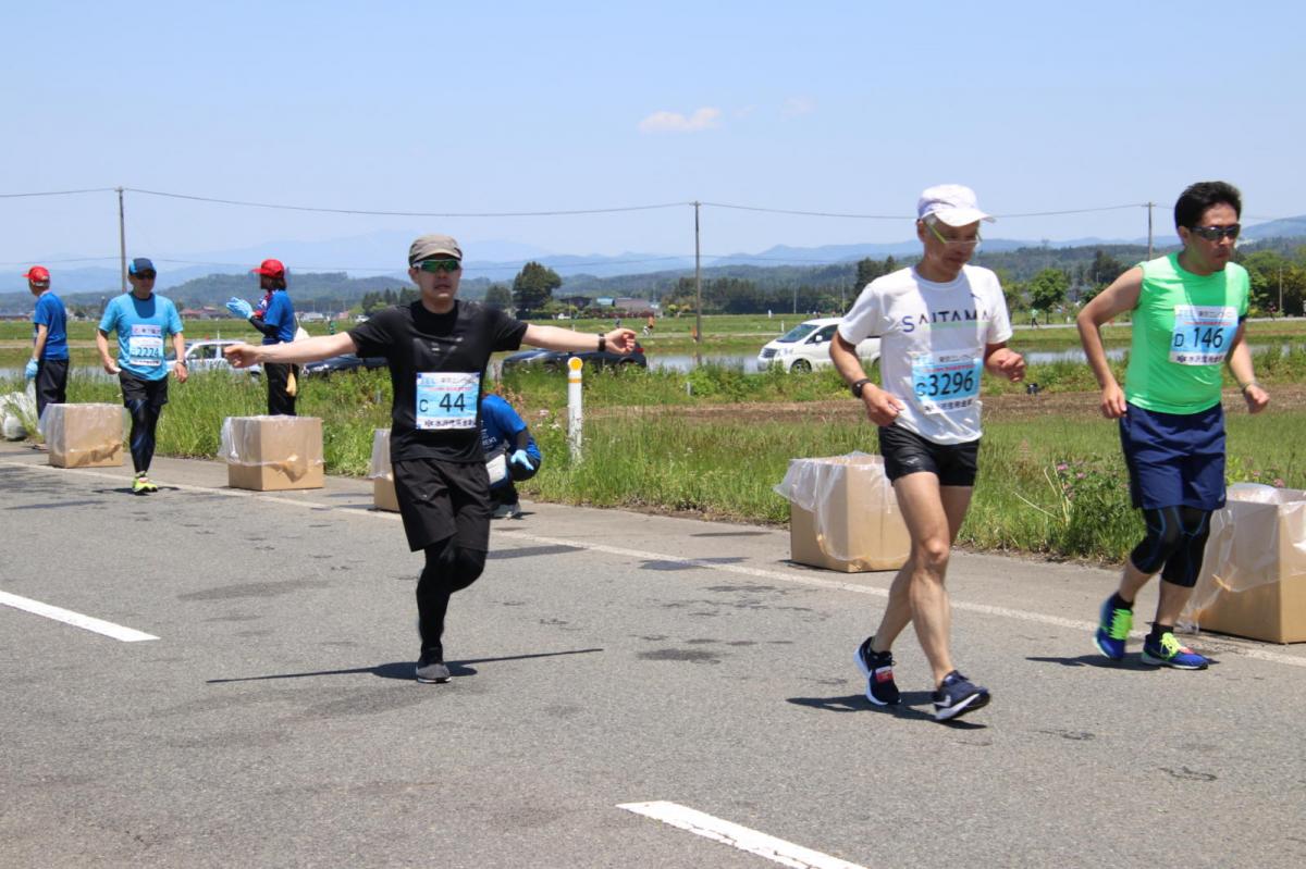 いわて奥州きらめきマラソン2018 フルマラソン5・37.5km給水/10km折り返し 2018/05/20