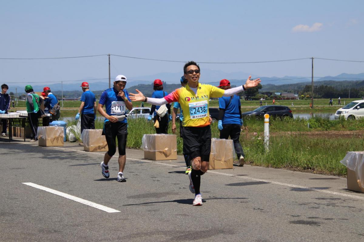 いわて奥州きらめきマラソン2018 フルマラソン5・37.5km給水/10km折り返し 2018/05/20