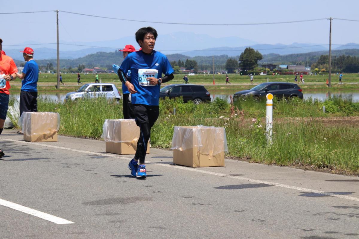 いわて奥州きらめきマラソン2018 フルマラソン5・37.5km給水/10km折り返し 2018/05/20