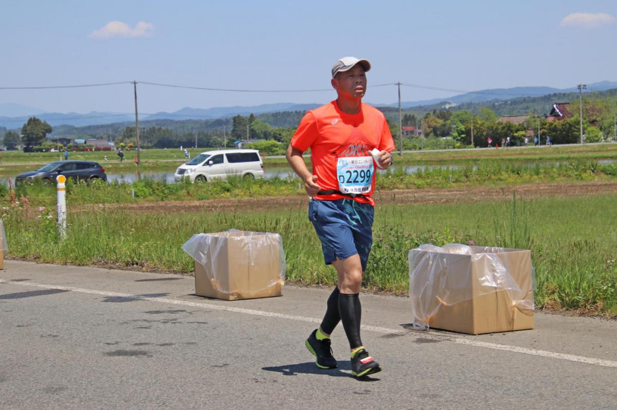 いわて奥州きらめきマラソン2018 フルマラソン5・37.5km給水/10km折り返し 2018/05/20
