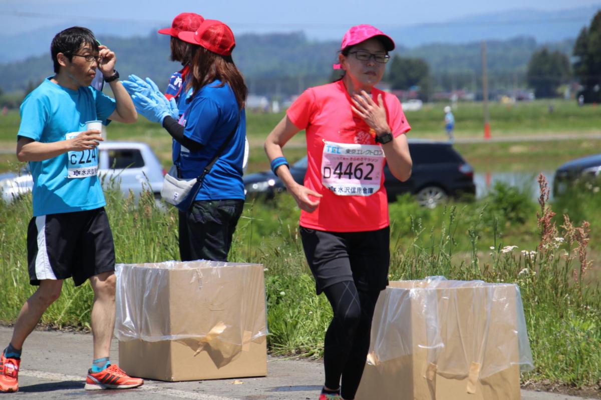 いわて奥州きらめきマラソン2018 フルマラソン5・37.5km給水/10km折り返し 2018/05/20