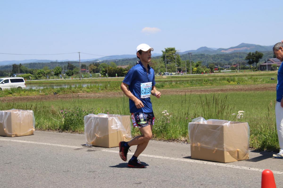 いわて奥州きらめきマラソン2018 フルマラソン5・37.5km給水/10km折り返し 2018/05/20
