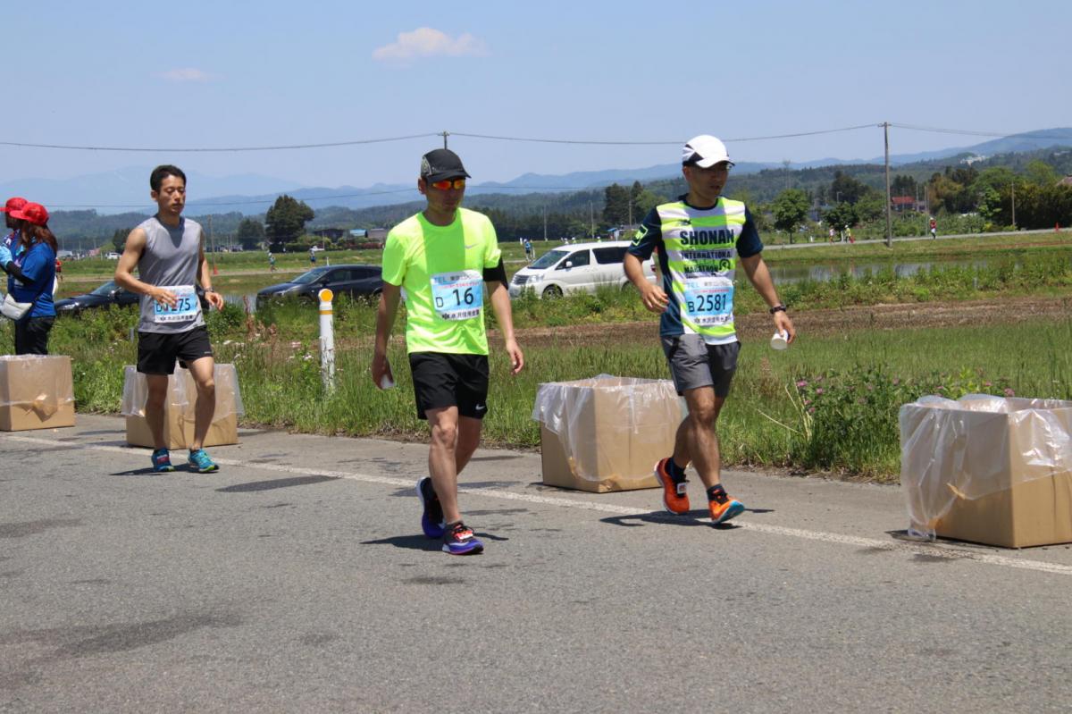 いわて奥州きらめきマラソン2018 フルマラソン5・37.5km給水/10km折り返し 2018/05/20