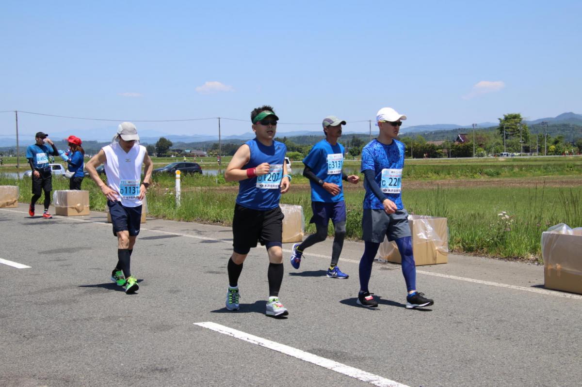 いわて奥州きらめきマラソン2018 フルマラソン5・37.5km給水/10km折り返し 2018/05/20