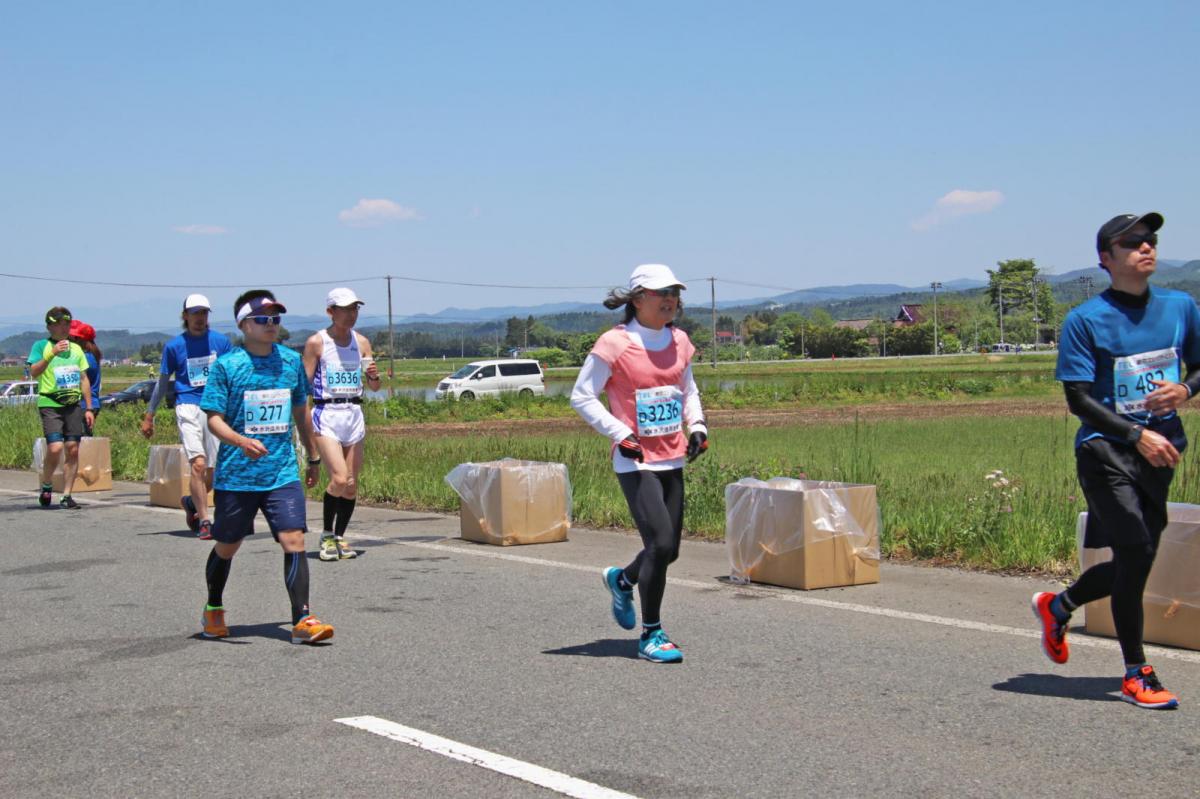 いわて奥州きらめきマラソン2018 フルマラソン5・37.5km給水/10km折り返し 2018/05/20