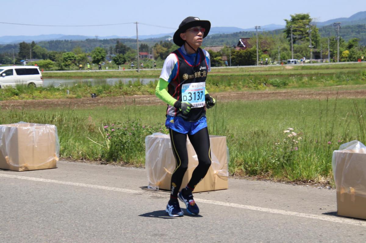 いわて奥州きらめきマラソン2018 フルマラソン5・37.5km給水/10km折り返し 2018/05/20