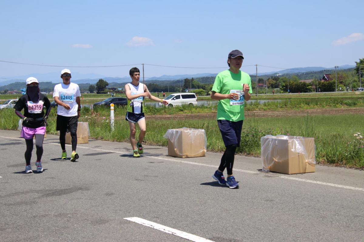 いわて奥州きらめきマラソン2018 フルマラソン5・37.5km給水/10km折り返し 2018/05/20