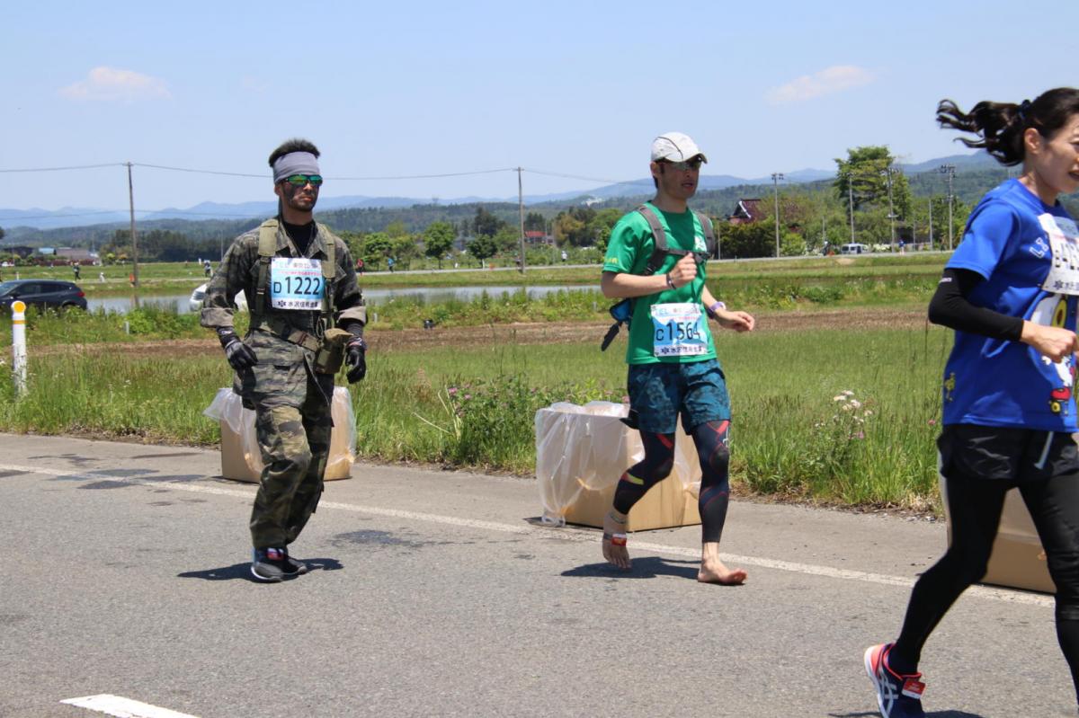 いわて奥州きらめきマラソン2018 フルマラソン5・37.5km給水/10km折り返し 2018/05/20