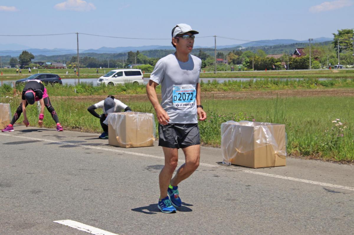 いわて奥州きらめきマラソン2018 フルマラソン5・37.5km給水/10km折り返し 2018/05/20