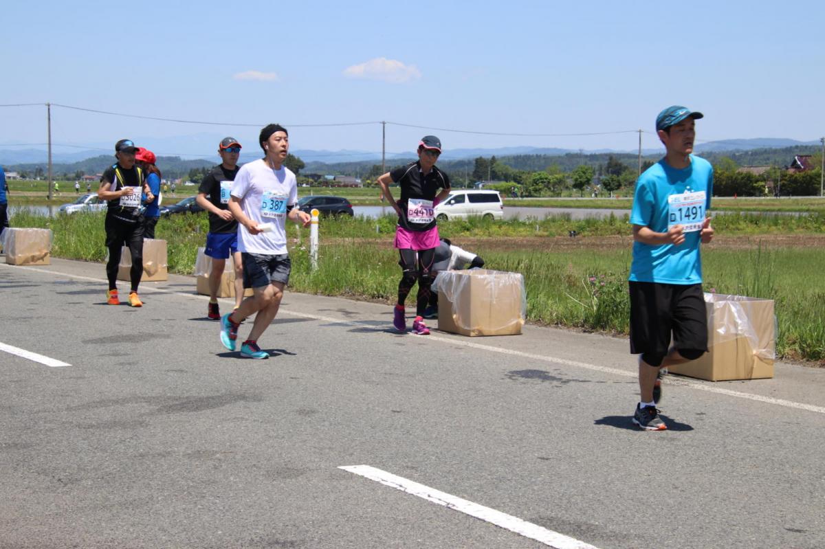 いわて奥州きらめきマラソン2018 フルマラソン5・37.5km給水/10km折り返し 2018/05/20