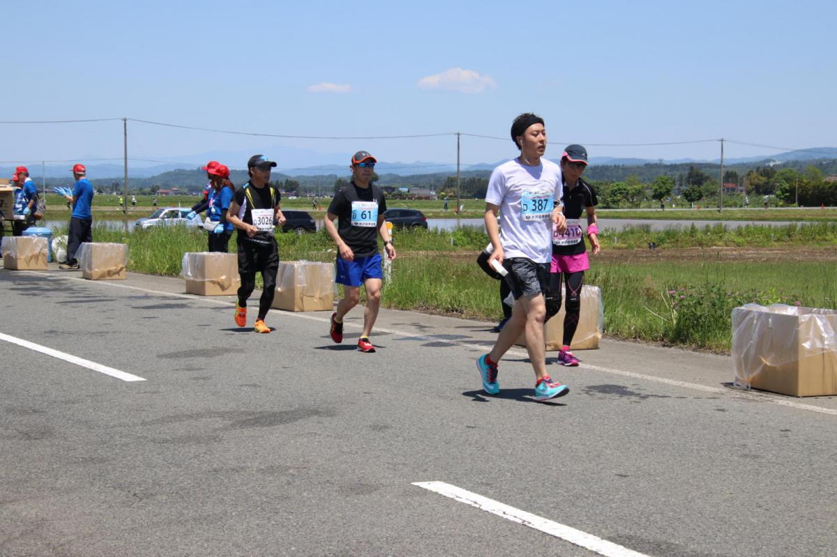 いわて奥州きらめきマラソン2018 フルマラソン5・37.5km給水/10km折り返し 2018/05/20