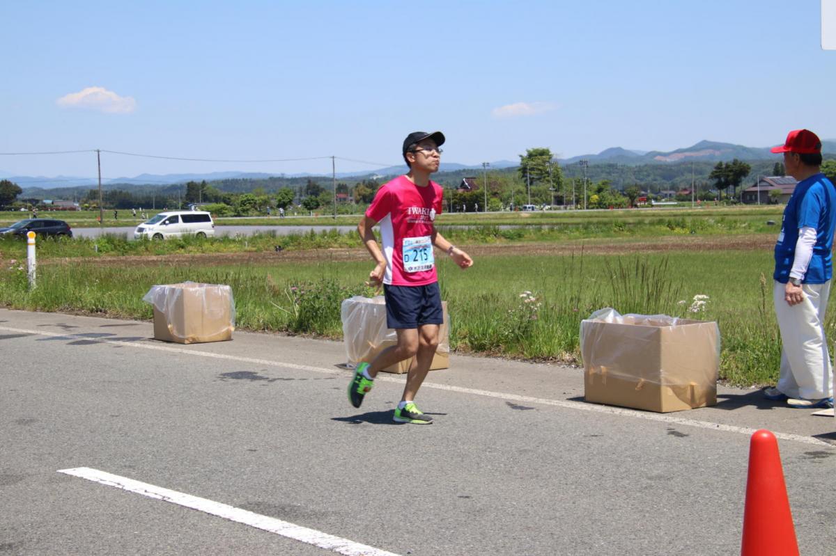 いわて奥州きらめきマラソン2018 フルマラソン5・37.5km給水/10km折り返し 2018/05/20