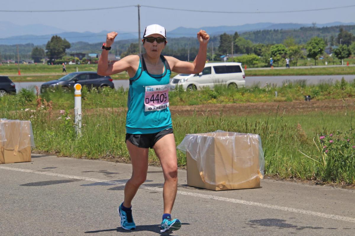 いわて奥州きらめきマラソン2018 フルマラソン5・37.5km給水/10km折り返し 2018/05/20