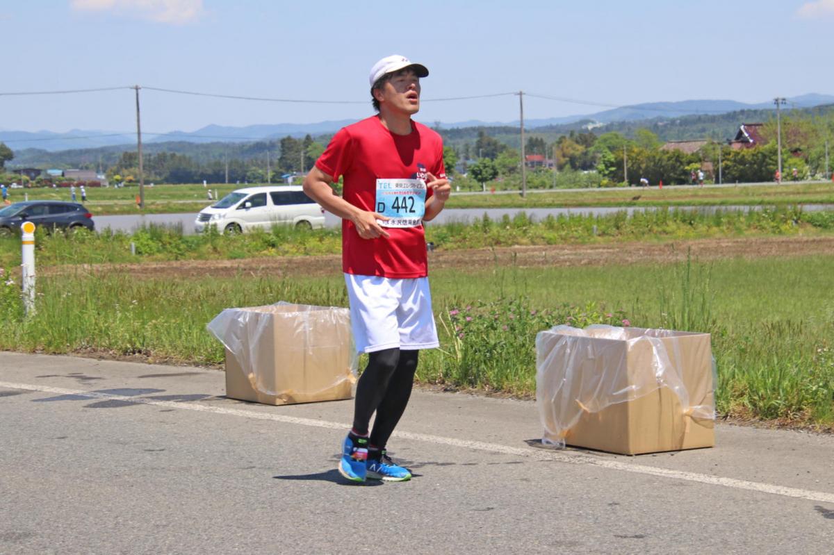 いわて奥州きらめきマラソン2018 フルマラソン5・37.5km給水/10km折り返し 2018/05/20
