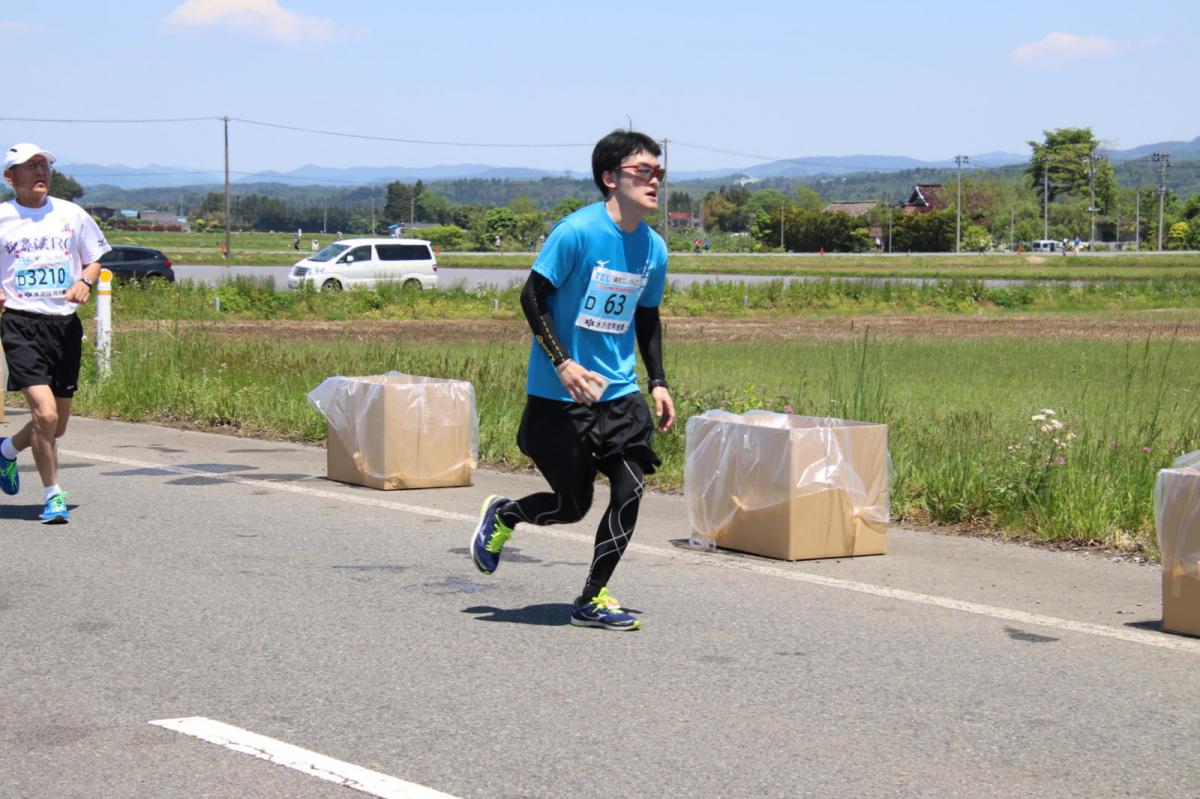 いわて奥州きらめきマラソン2018 フルマラソン5・37.5km給水/10km折り返し 2018/05/20
