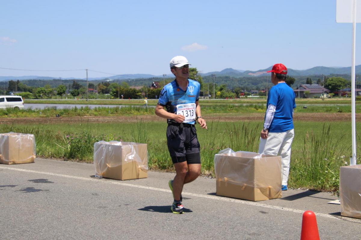 いわて奥州きらめきマラソン2018 フルマラソン5・37.5km給水/10km折り返し 2018/05/20