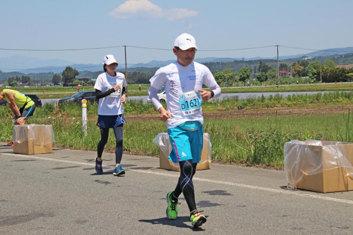 いわて奥州きらめきマラソン2018 フルマラソン5・37.5km給水/10km折り返し 2018/05/20