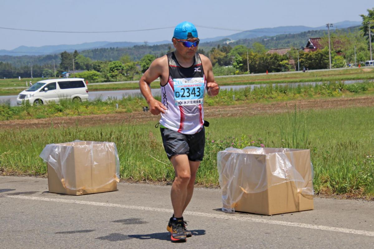 いわて奥州きらめきマラソン2018 フルマラソン5・37.5km給水/10km折り返し 2018/05/20