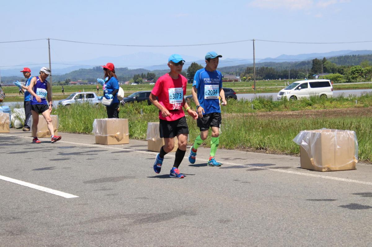 いわて奥州きらめきマラソン2018 フルマラソン5・37.5km給水/10km折り返し 2018/05/20