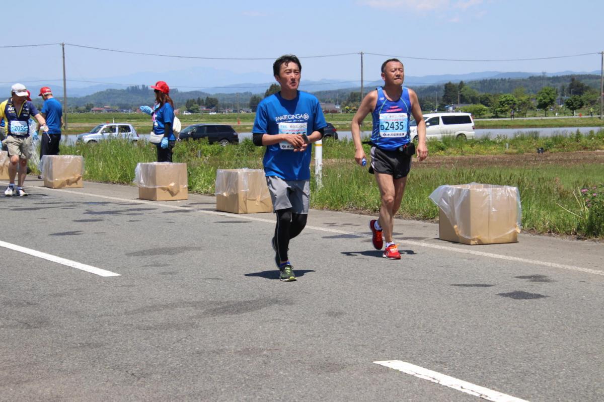いわて奥州きらめきマラソン2018 フルマラソン5・37.5km給水/10km折り返し 2018/05/20