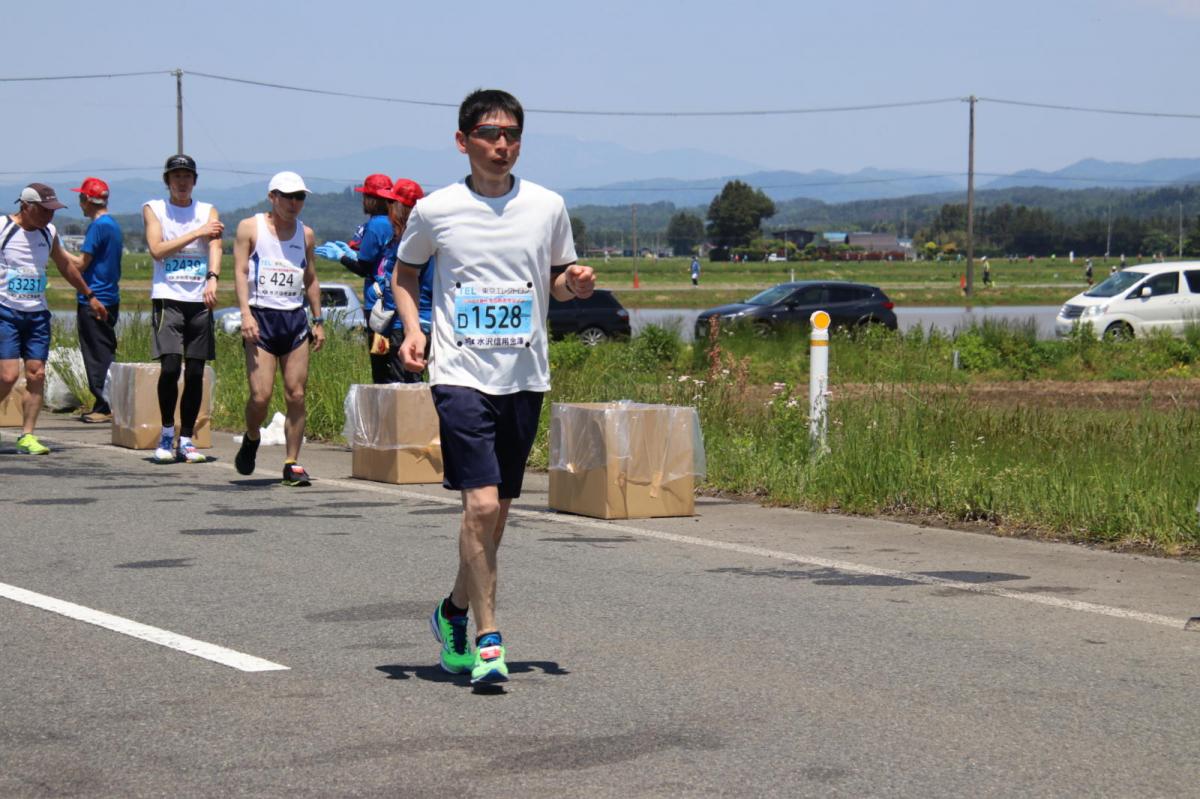 いわて奥州きらめきマラソン2018 フルマラソン5・37.5km給水/10km折り返し 2018/05/20