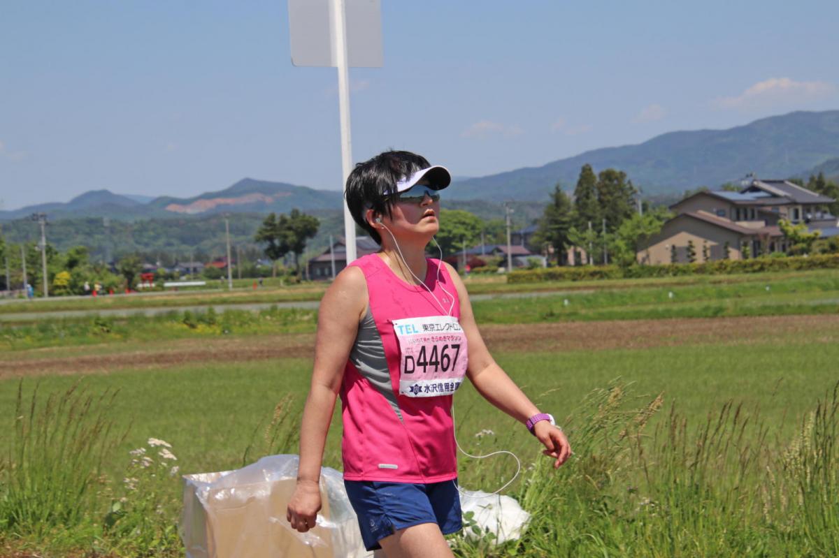 いわて奥州きらめきマラソン2018 フルマラソン5・37.5km給水/10km折り返し 2018/05/20