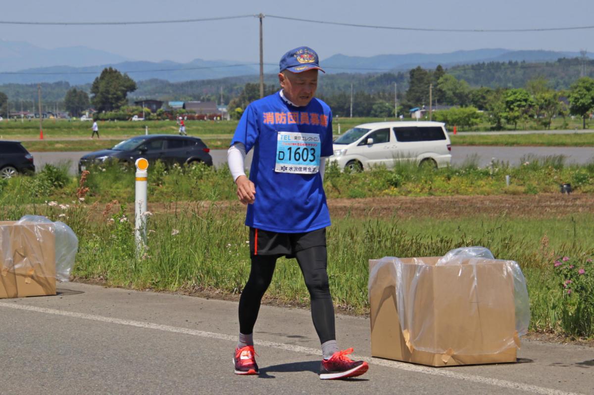 いわて奥州きらめきマラソン2018 フルマラソン5・37.5km給水/10km折り返し 2018/05/20