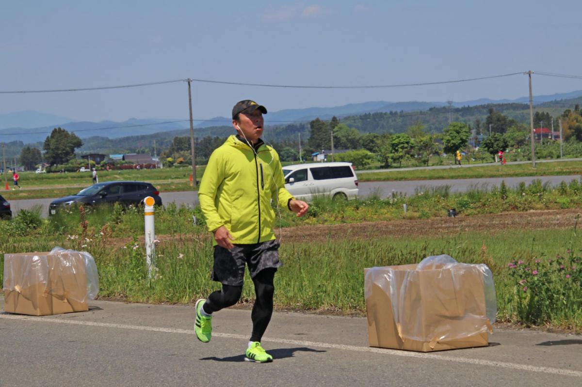 いわて奥州きらめきマラソン2018 フルマラソン5・37.5km給水/10km折り返し 2018/05/20