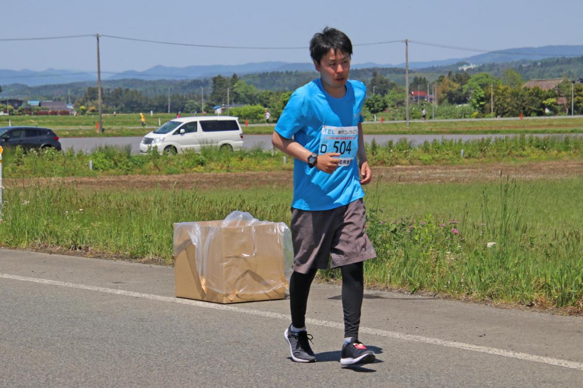 いわて奥州きらめきマラソン2018 フルマラソン5・37.5km給水/10km折り返し 2018/05/20