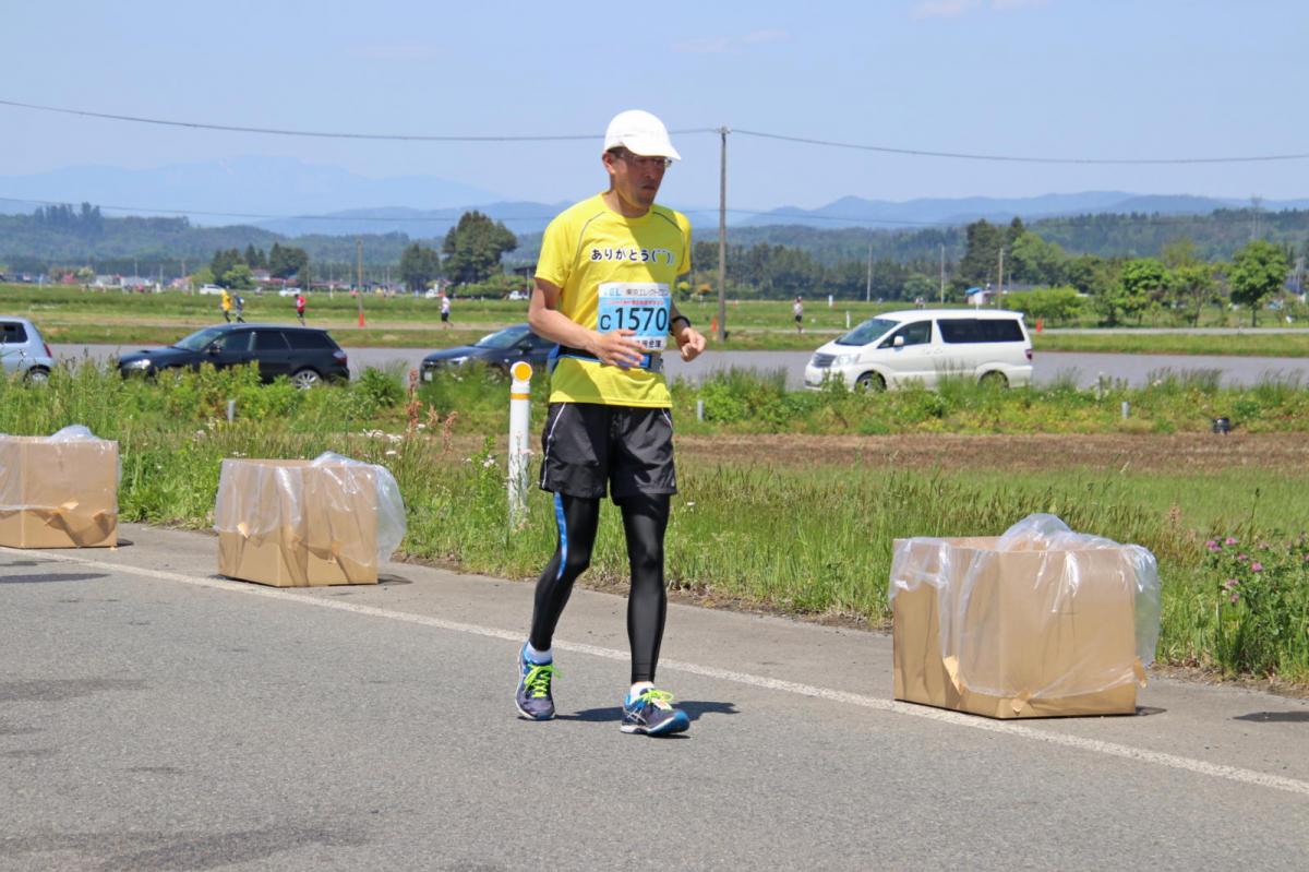 いわて奥州きらめきマラソン2018 フルマラソン5・37.5km給水/10km折り返し 2018/05/20