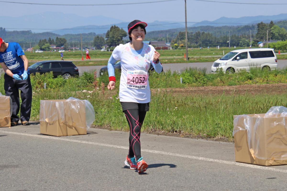 いわて奥州きらめきマラソン2018 フルマラソン5・37.5km給水/10km折り返し 2018/05/20