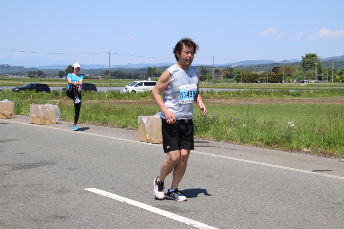 いわて奥州きらめきマラソン2018 フルマラソン5・37.5km給水/10km折り返し 2018/05/20