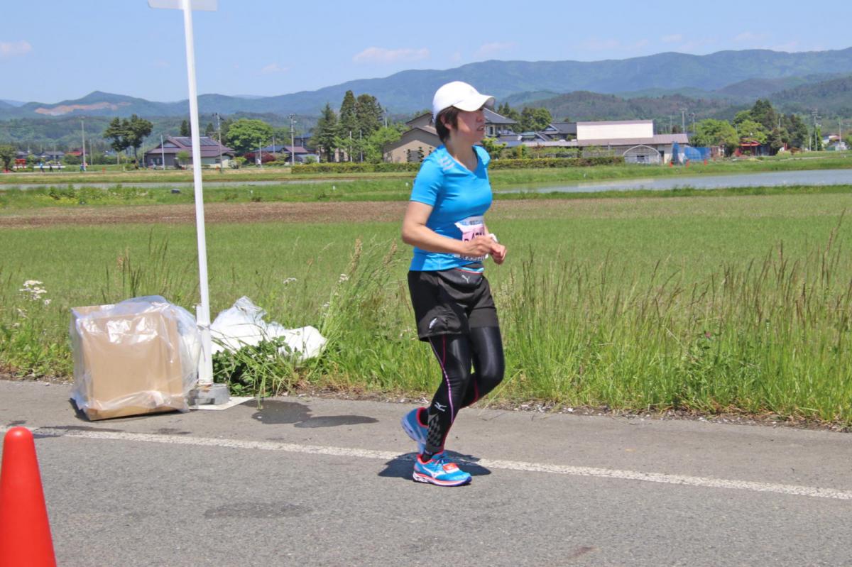いわて奥州きらめきマラソン2018 フルマラソン5・37.5km給水/10km折り返し 2018/05/20