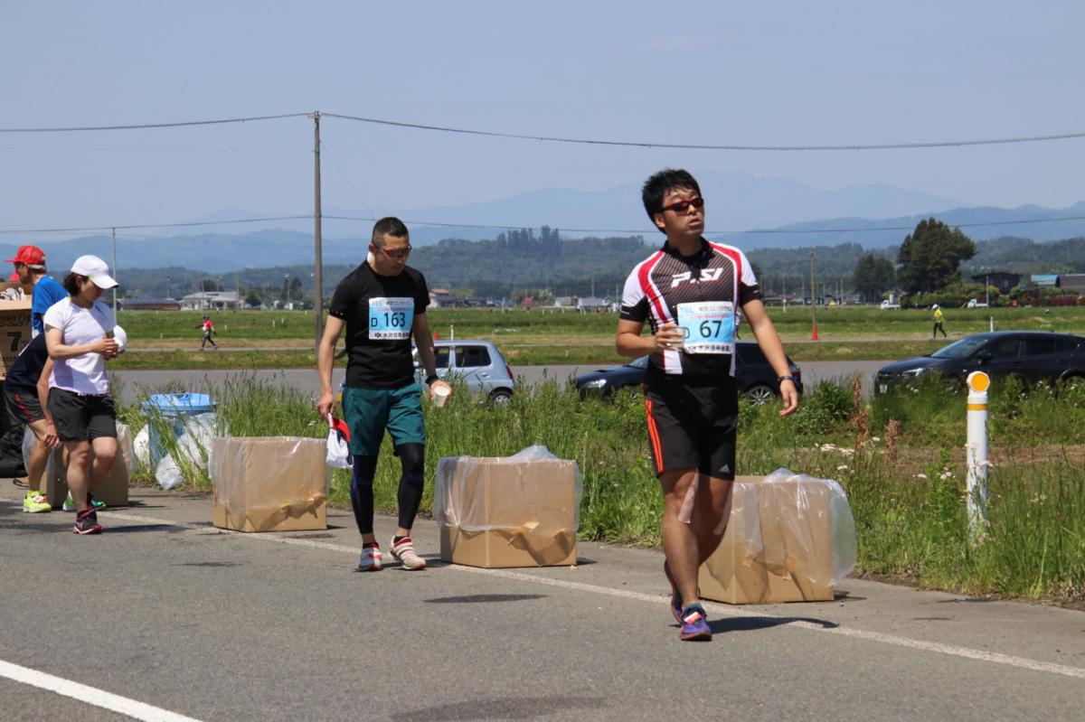いわて奥州きらめきマラソン2018 フルマラソン5・37.5km給水/10km折り返し 2018/05/20