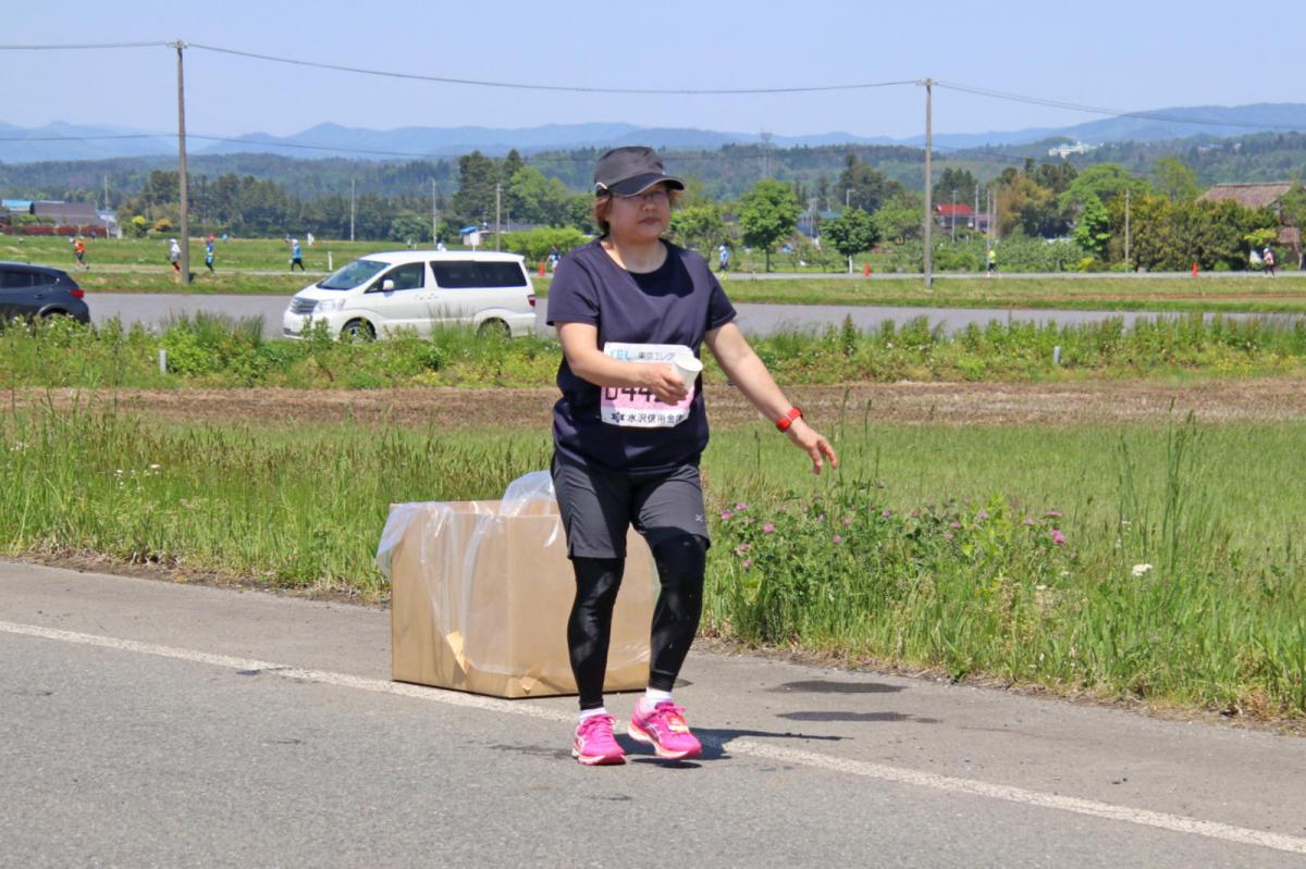 いわて奥州きらめきマラソン2018 フルマラソン5・37.5km給水/10km折り返し 2018/05/20