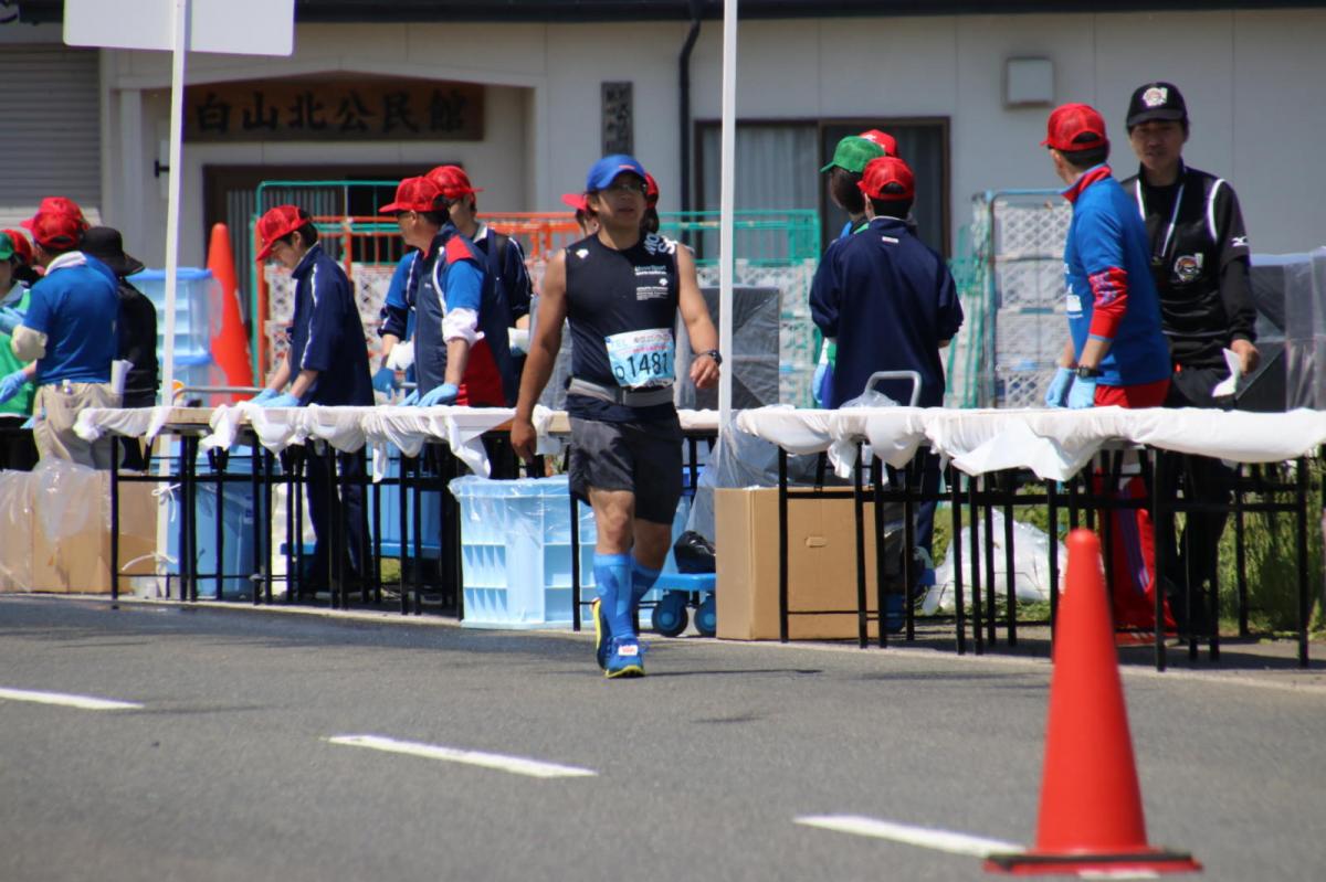 いわて奥州きらめきマラソン2018 フルマラソン5・37.5km給水/10km折り返し 2018/05/20