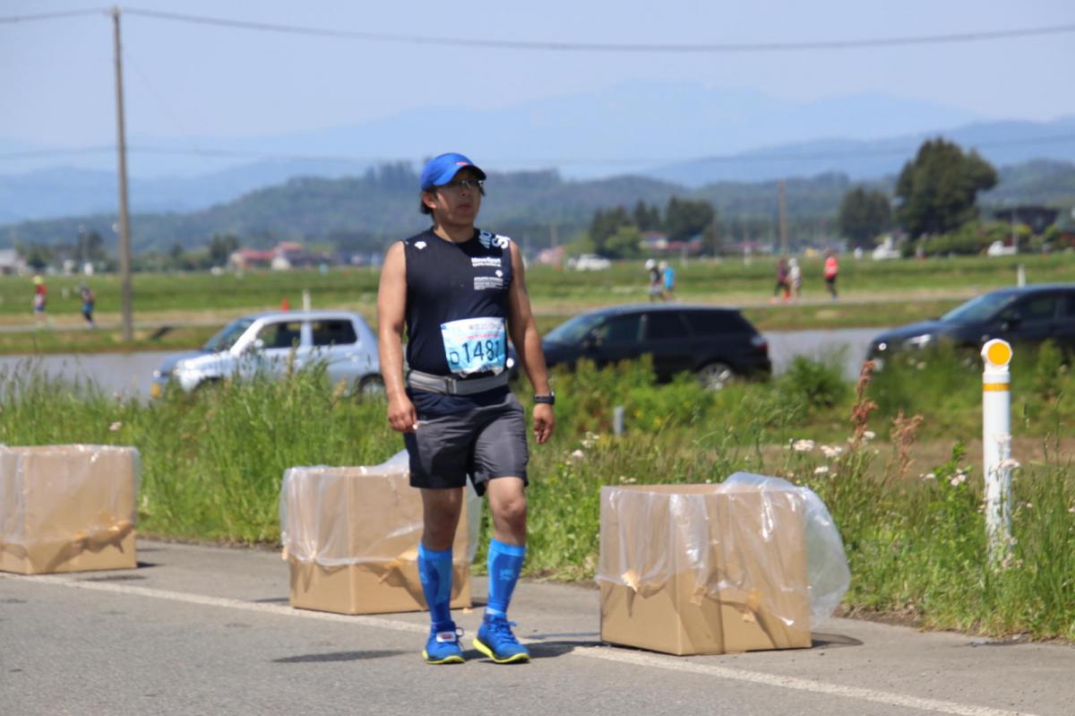 いわて奥州きらめきマラソン2018 フルマラソン5・37.5km給水/10km折り返し 2018/05/20